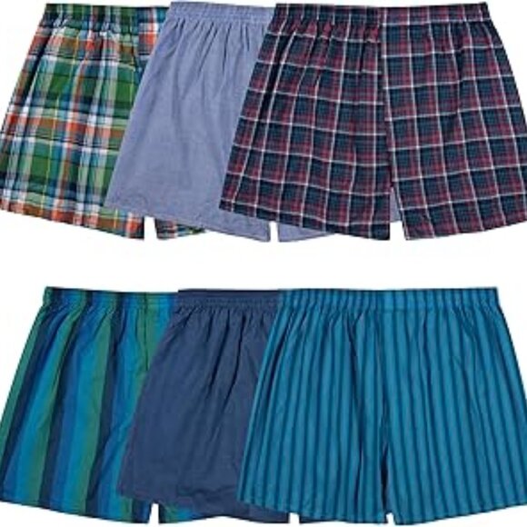 6 pair Men's Small Boxers Fruit of the Loom tag free - Picture 1 of 4